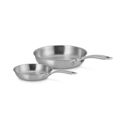 Le Creuset Essential 3-ply Stainless Steel 2-piece Frying Pan Set